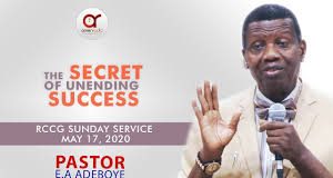 THE SECRET OF UNENDING SUCCESS Mp3 17TH MAY, 2020 - PASTOR E.A ADEBOYE