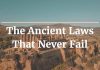 ANCIENT LAWS THAT NEVER FAIL.