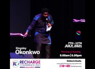 UNFORGETTABLE – Pastor Kingsley Okonkwo at Recharge Conference 2021 UNFORGETTABLE - Pastor Kingsley Okonkwo at Recharge Conference 2021