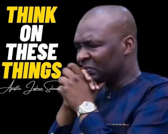 Think on These Things - Apostle Joshua Selman Mp3 Download