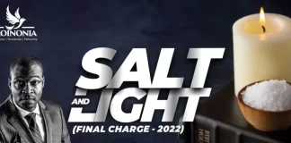 Salt and Light (Koinonia Thanksgiving and Impartation Service 2022) – Apostle Joshua Selman