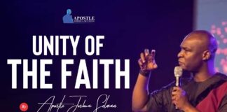 The Unity of Faith - Apostle Joshua Selman Mp3 Download