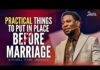 Practical Things to Put in Place Before Marriage – Apostle Femi Lazarus
