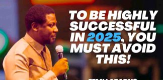 TO BE HIGHLY SUCCESSFUL IN 2025_ YOU MUST AVOID THIS - FEMI LAZARUS